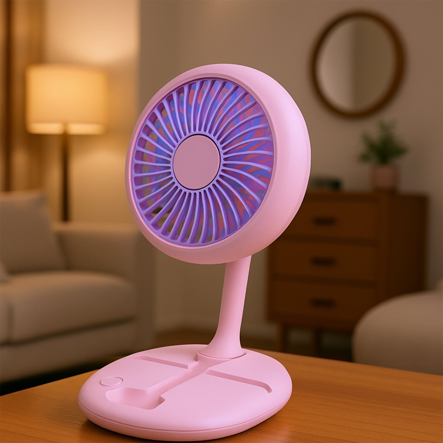 USB Rechargeable Portable Fan With LED Light Heavy Duty & Foldable Fan With Charging Port Home, Outdoor, Temple USB Rechargeable Portable Fan With LED Light Heavy Duty & Foldable Fan With Charging Port Home, Outdoor, Temple